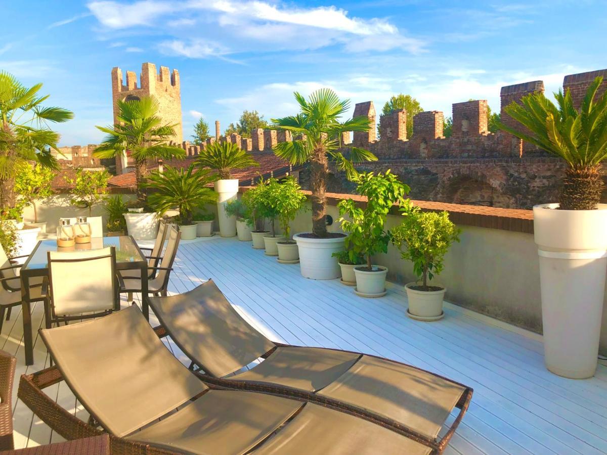 Ferienwohnung Ca' Del Sole - Attico Panoramico In Centro Storico Montagnana  Exterior foto